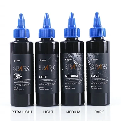জৈব 4oz 120ml গ্রেওয়াশ মেকআপ কালো উলকি কালি