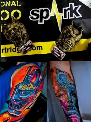 স্পার্ক শিল্পী @anfitriontattoo এক্সপো ট্যাটু কালচারাস 2025-এ দ্বিগুণ বিজয় দ...