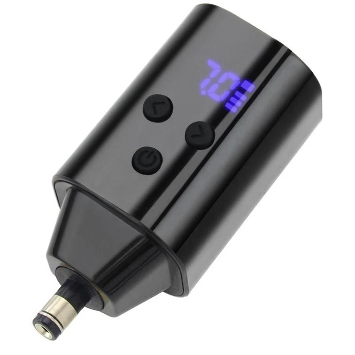 উচ্চ মানের ট্যাটু ব্যাটারি 5V 1500mA RCA/DC ওয়্যারলেস ট্যাটু পাওয়ার সাপ্লাই