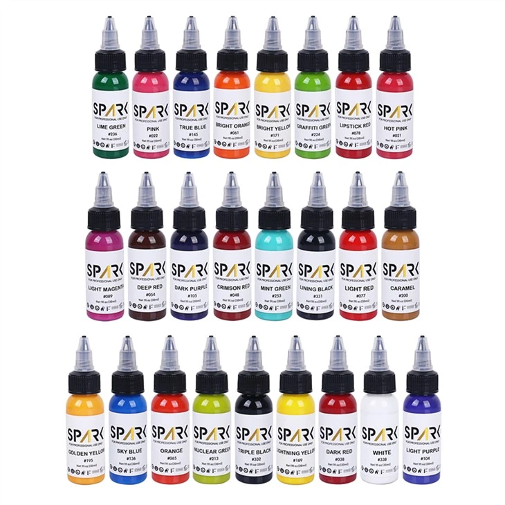 রঙ্গক উলকি কালি Vegan ট্যাটু কালি ট্যাটু কালি 30ml