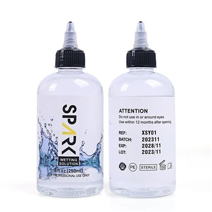 8OZ 240ML স্পার্ক ট্যাটু ওয়েটিং সলিউশন স্পার্ক ট্যাটু মিক্সিং সলিউশন স্পার্ক ট্যাটু কালি
